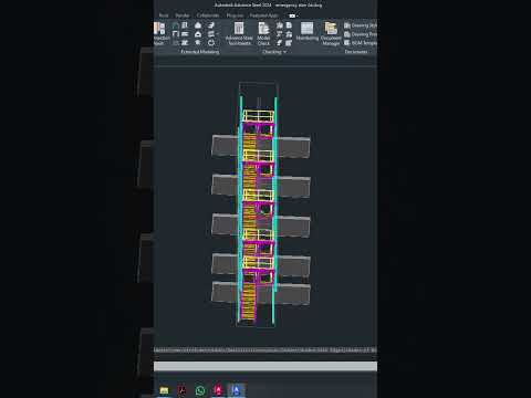 Emergency stair in advance steel 2024 #shortsviral #shorts #trending #viral