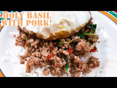 Fried Pork with Thai Holy Basil