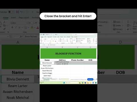 HLOOKUP Function by Excel Flow