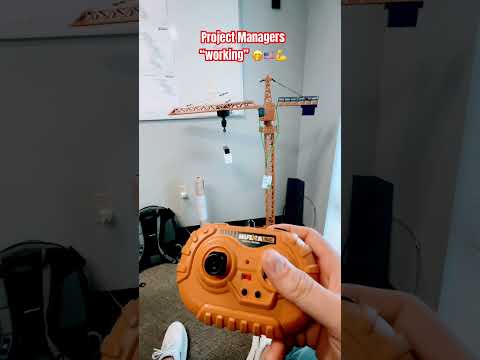 🏗️ Construction PMs “working”… 😅 #construction #crane #usa #towercrane
