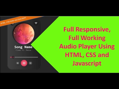 How to make music player in HTML || HTML, CSS, and JavaScript || Smartcode India