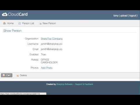Reset Passwords in Cloud Card