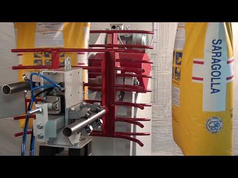 25 & 50 kg - Flour packing machine - Open mouth bags with manual presentation to the sewing machine