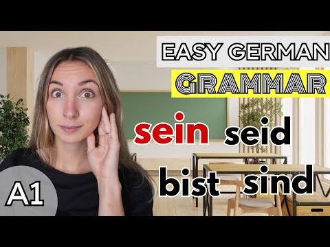 Easy German Grammar Lesson: IRREGULAR VERB 'sein' (German Grammar | Deutsche Grammatik)