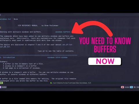 You NEED to know about Buffers in NeoVim NOW!