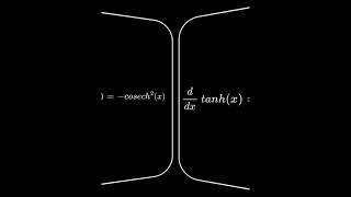 Derivatives of Hyperbolic functions #maths #trignometricfunctions #calculustips