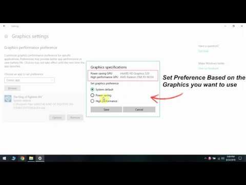How to Switch Between Dedicated Graphics and Integrated Graphics in Windows 10
