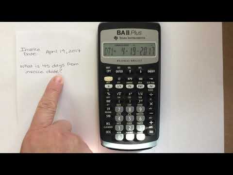 BA II Plus Calculator Tutorial: Date Function
