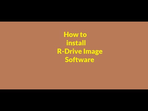 How to install R Drive Image Software
