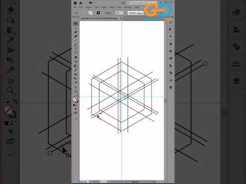 Polygon Shape Design | Adobe Illustrator Tutorial #shorts #graphicdex