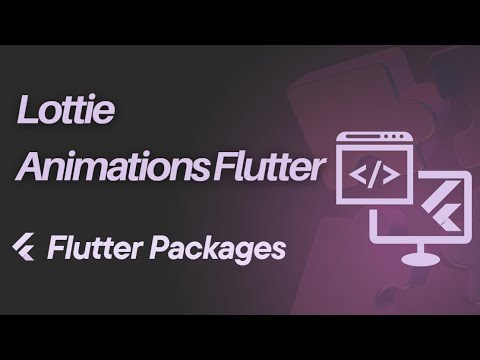 Flutter Animations with Lottie package