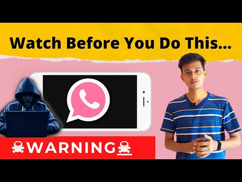 How to make Whatsapp Pink⚠️ STOP ⚠️I was almost got HACKED 🤯 Whatsapp Pink App // UnZip Tech //