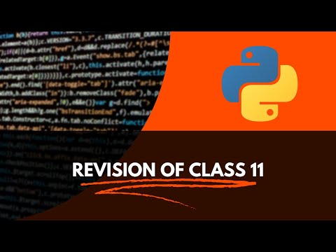 Revision of Class 11 | Q6  | Python Basics | CBSE Class 12| helpWithCoding
