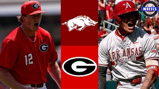 #1 Arkansas vs #7 Georgia (AMAZING GAME!) | Rubber Match | 2025 College Baseball Highlights