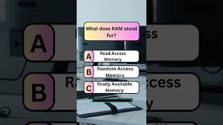 What does RAM stand for?#quiz #computerknowledge #computereducation #vocabulary #triviatricks