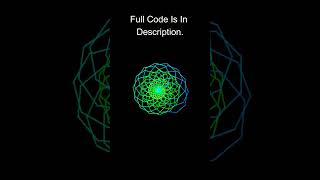 Octagon Spiral Burst Animation with Python Turtle | JustCode| #pythonturtle #pythonforbeginners