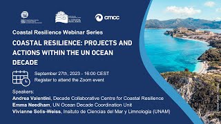 Coastal Resilience – projects and actions within the UN Ocean Decade