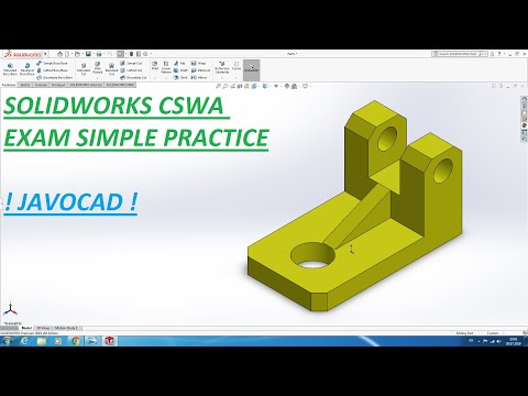 SolidWorks CSWA Exam. Simple Practice