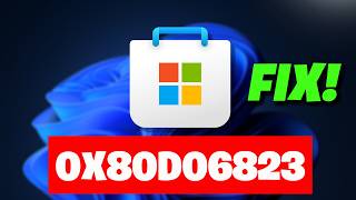 Microsoft Store Error Code 0X80D06823 Something Went Wrong On Windows PC FIX✅