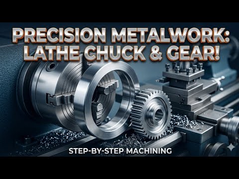 Gear aur ring full machining 🧑‍🔧👈🦿#machine #lathemachine #engineering #लेथtechnical