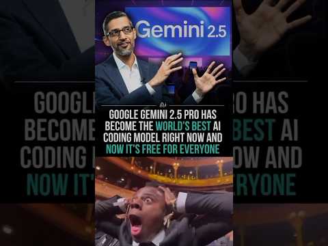 🔥 Google Gemini 2.5 Pro is Now FREE! | Best AI Coding Model Ever! 🚀