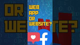 the difference between web app and website?