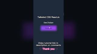 Interactive Button Animation with Tailwind CSS #tailwindcss #css #buttonanimation #shorts #reactjs