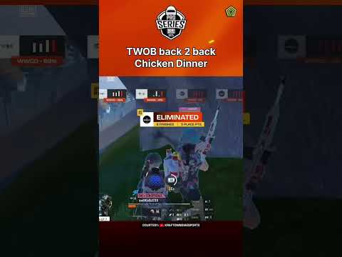 TWOB back 2 back Chicken Dinner 🚀