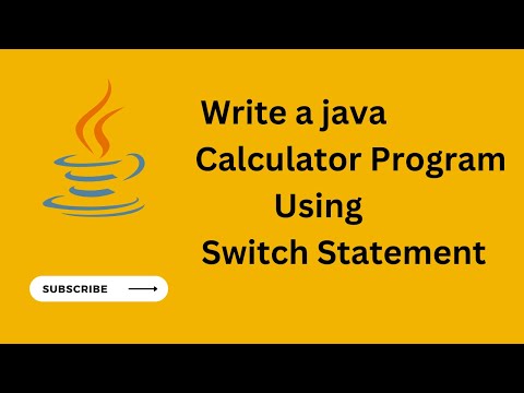 Java Calculator Program By Using Switch Statement