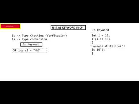 Is and As Keyword in C#