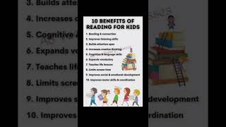 📚🙋 #readingforkids #englishreading #benefitsofreading #readingbenefits #spokenenglish #improve
