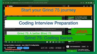 Complete Grind 75 Coding Series in Java | Leetcode Platform | Happy Coding