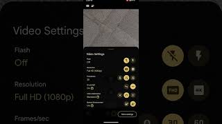 Google Pixel Camera Settings