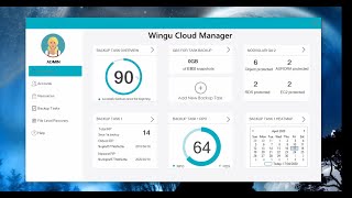 C# Cloud Manager Dashboard   - Bunifu Ui Framework