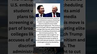 Trump Targets Harvard & Student Visas | Social Media Screening Expanded