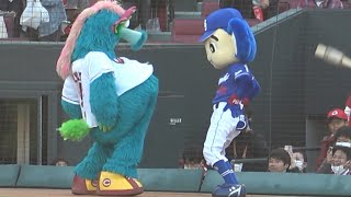 スラィリーの魅惑の腰振りに何度も対抗していたドアラの腰振りシーン集（笑） (2023/04/26)