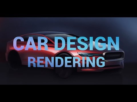 car design Rendering