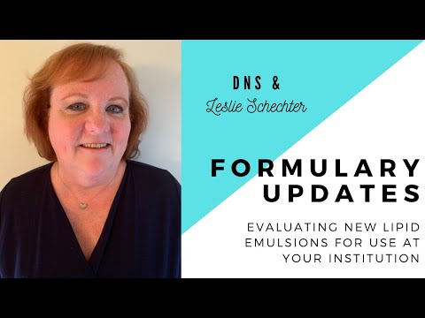 Formulary Updates: Evaluating new lipids for your institution