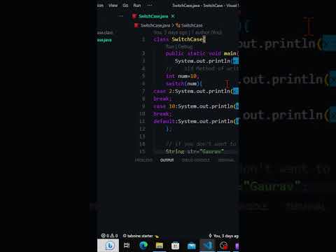 Java Tips: How to Use the Old Switch Statement Like a Pro #java #youtubeshorts #trendingshorts #java