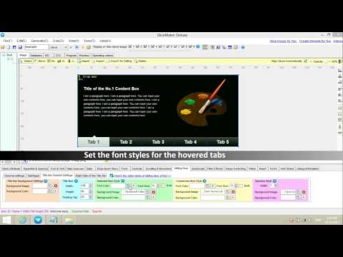 How to Create Content Slider with Tabs by Using SliceMaker Products?