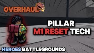This Pillar M1 Reset Tech Has Crazy Potential… | Roblox Heroes Battlegrounds