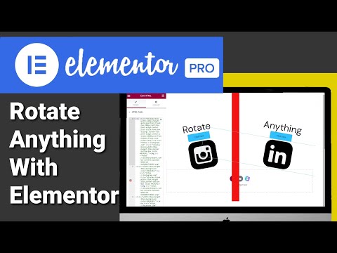 How To Rotate Anything In Elementor Pro With CSS