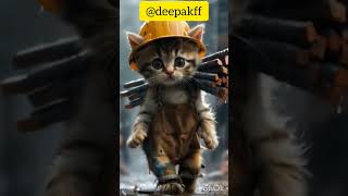 #hardworkingcat#funny #cartoon #catstudyplan