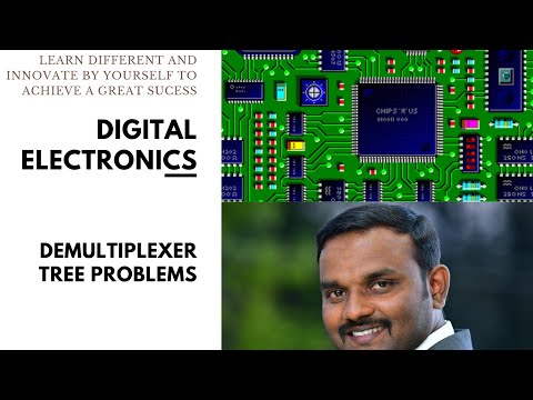 DEMULTIPLEXER TREE//PROBLEMS//DIGITAL ELECTRONICS//