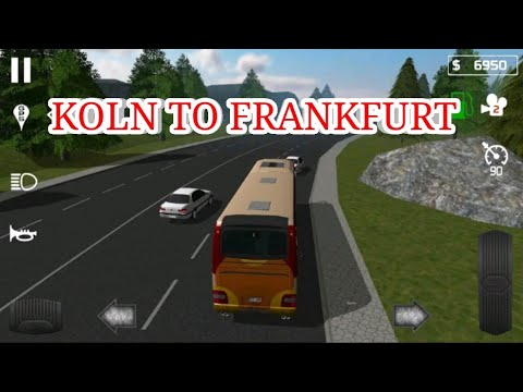 KOLN TO FRANKFURT | PUBLIC TRANSPORT SIMULATOR COACH | ANDROID GAMEPLAY