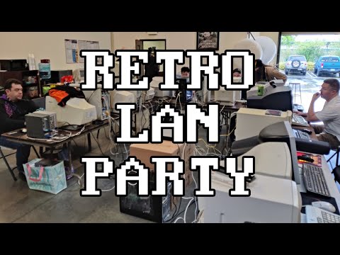 Spring 2024 retro 90s LAN party