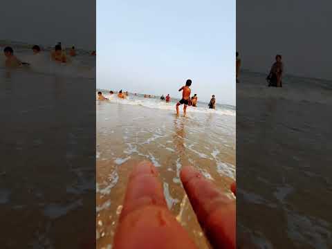 Kakinanda beach❤️😘 फोन गिला हो गया 😅#kakinada #kakinadabeach