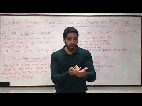 Customer Discovery - Phase 2: Test and Qualify Your Hypotheses