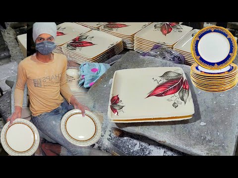 The Process Of Manufacturing Melamine Plates At Small Scale Factories | High Quality Melamine Plates