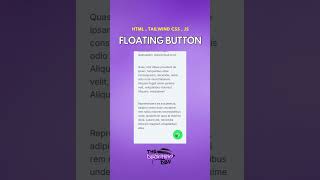 Floating Whatsapp Button Using HTML , Tailwind CSS